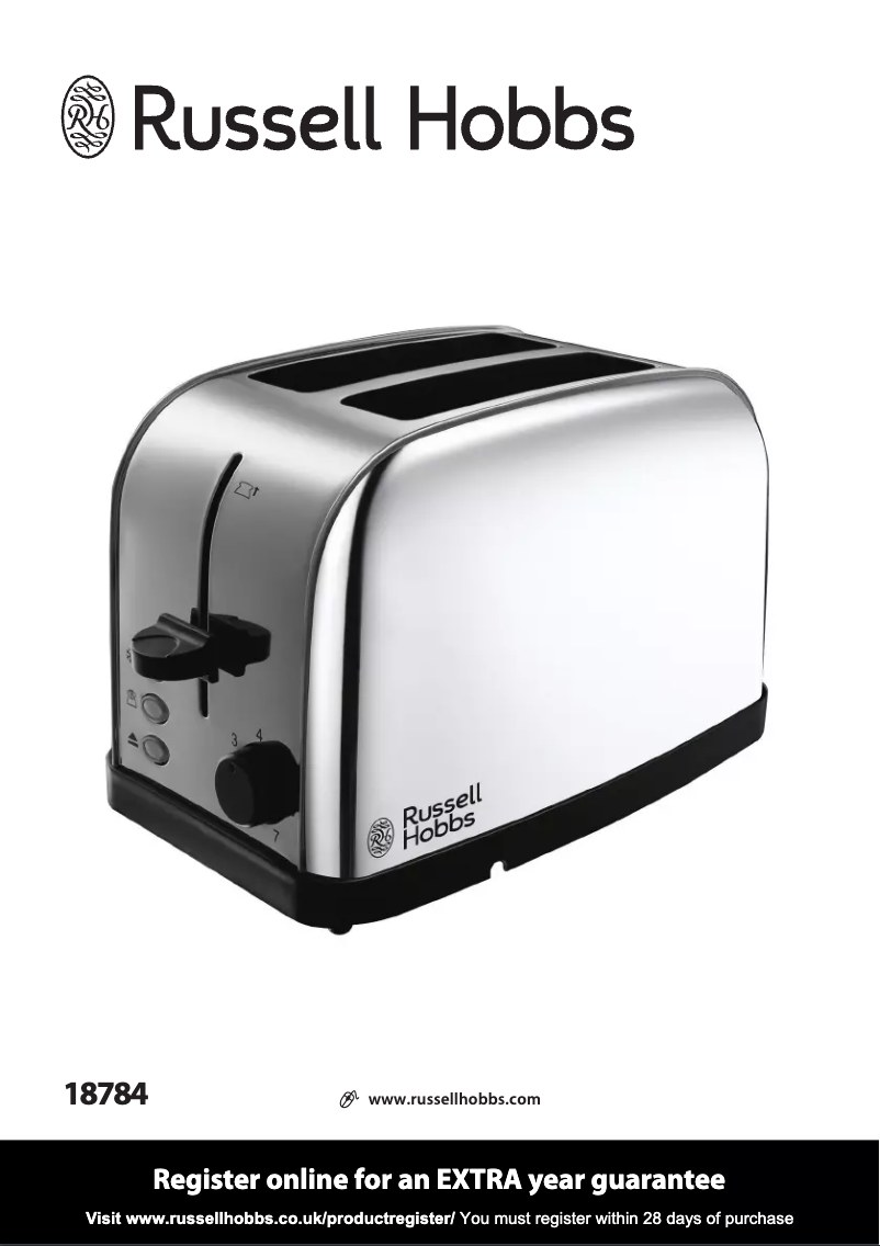 Page n°1 - Manuel utilisateur Russell Hobbs 18784