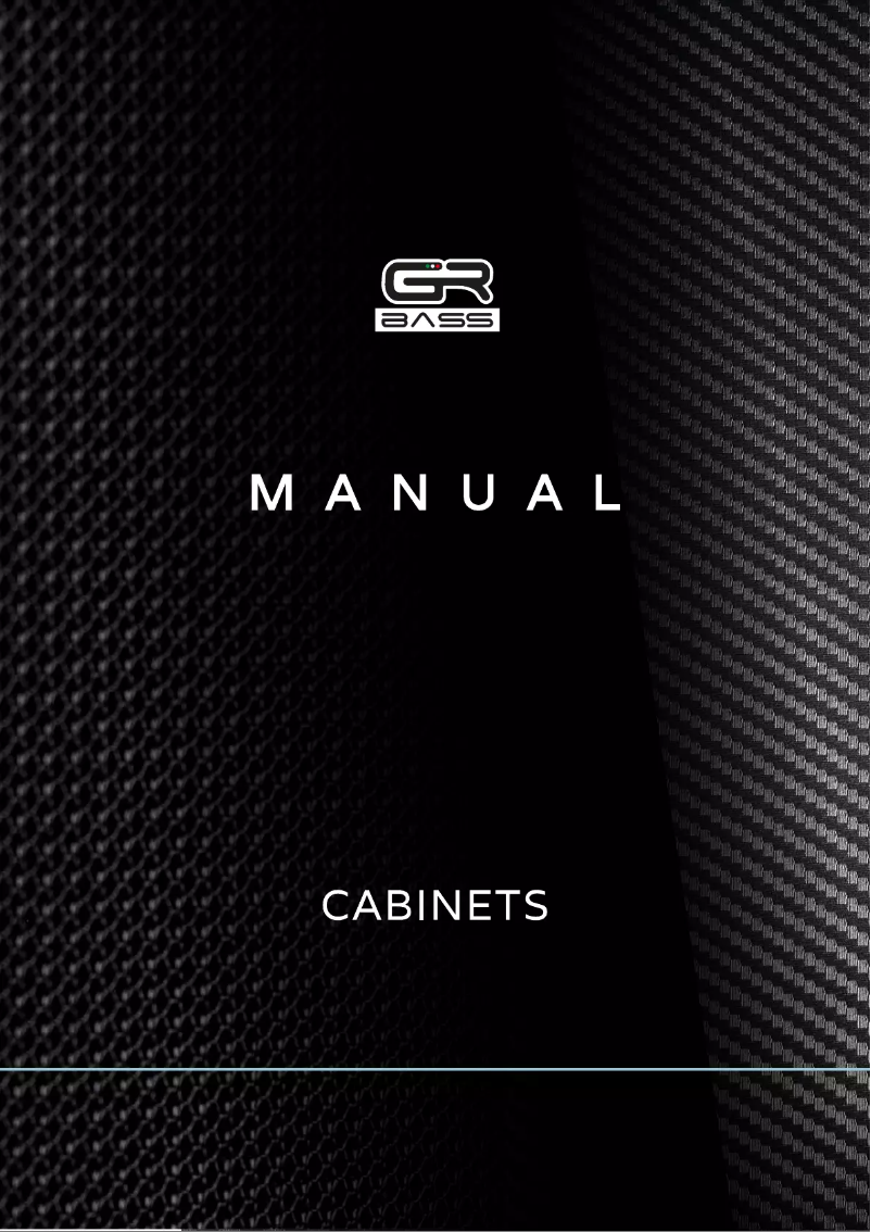 Page 1 de la notice Manuel utilisateur GR Bass AeroTech AT610