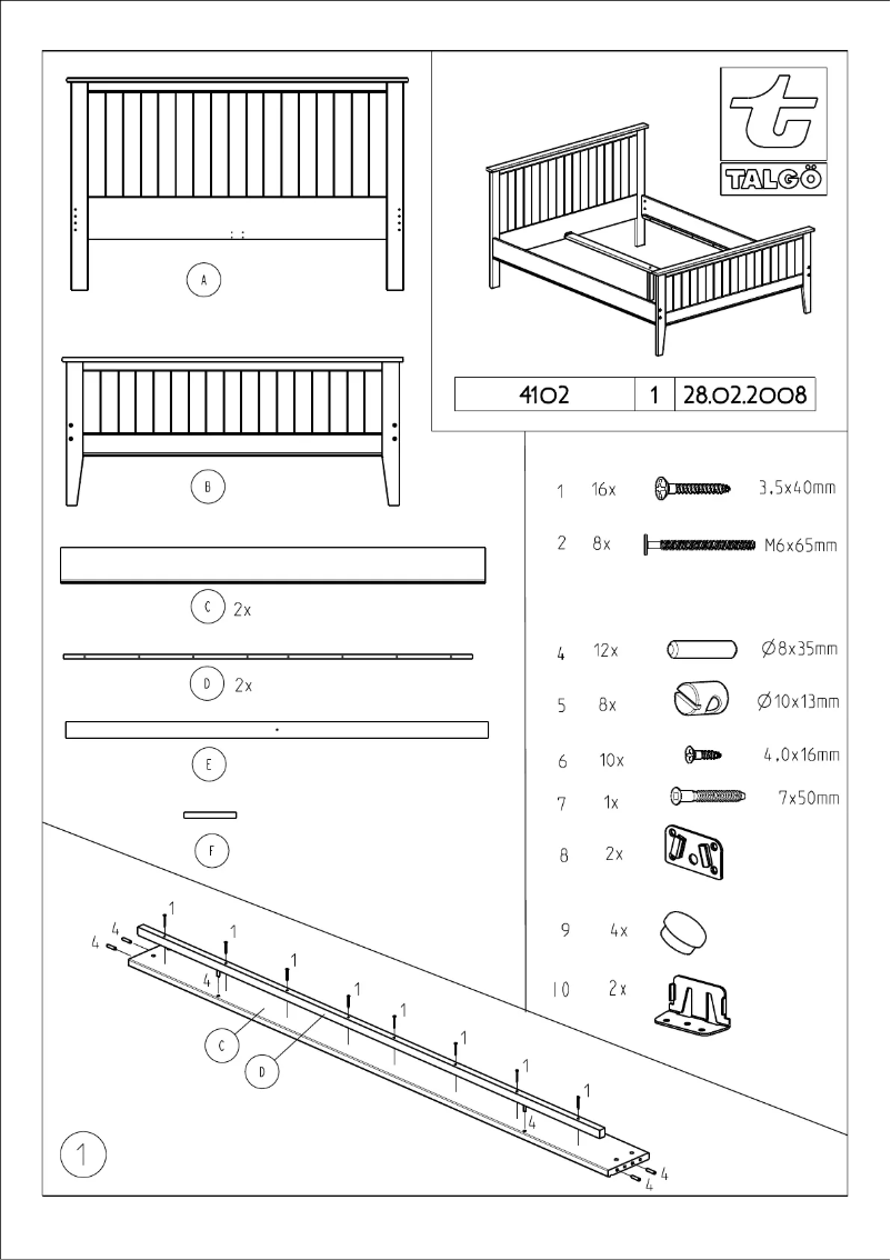 Image de la première page du manuel de l'appareil Cama