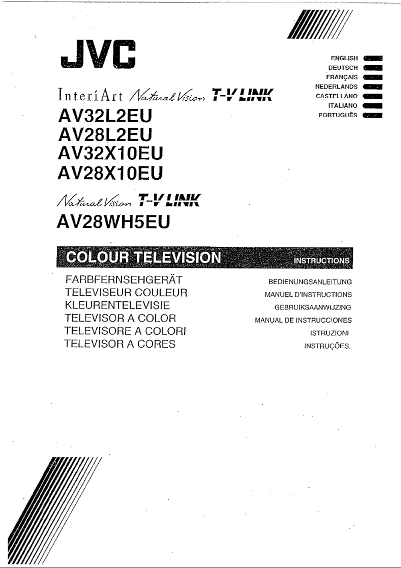 Page 1 de la notice Manuel utilisateur JVC AV28L2EU