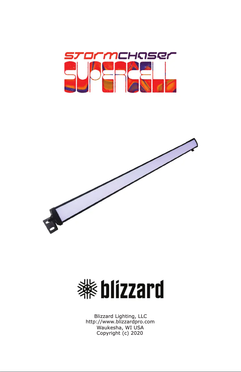 Imagen de la primera página del manual del dispositivo StormChaser Supercell