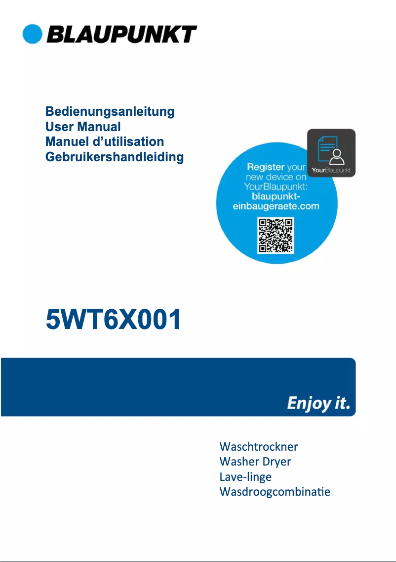 Image de la première page du manuel de l'appareil 5WT6X001