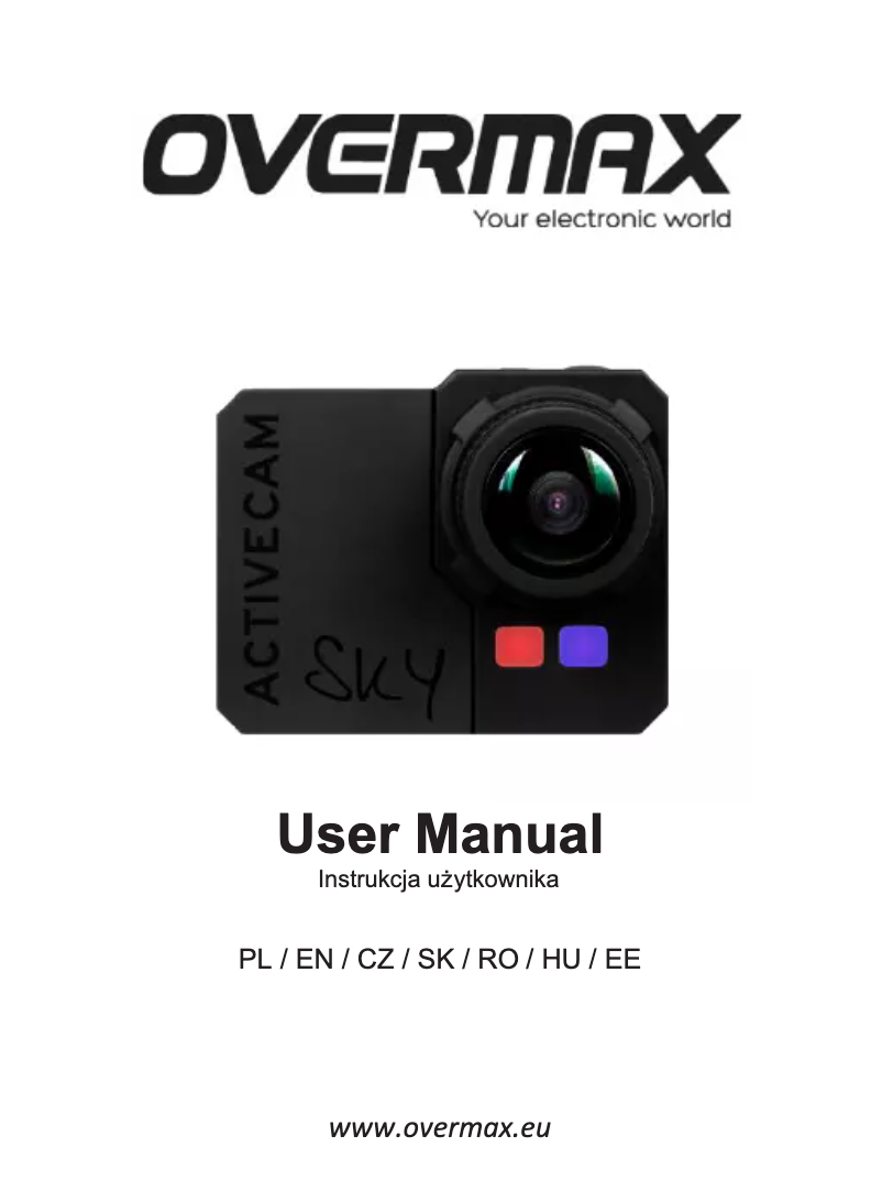Page n°1 - Manuel utilisateur Overmax ActiveCam Sky