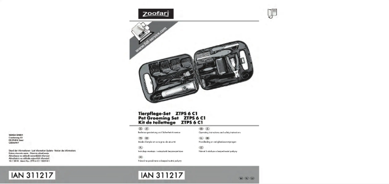 Página 1 del manual Manual de usuario Zoofari ZTPS 6 C1
