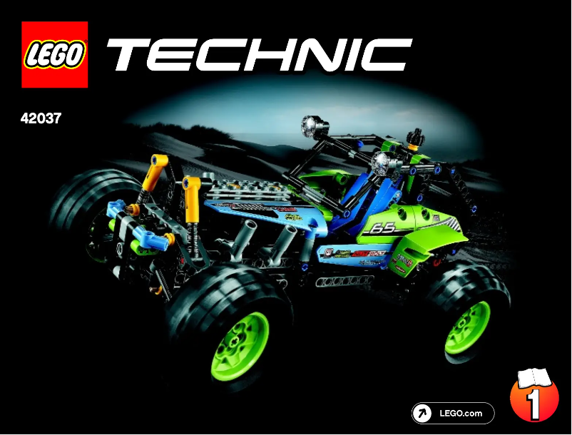 Page 1 de la notice Manuel utilisateur Lego Technic 42037