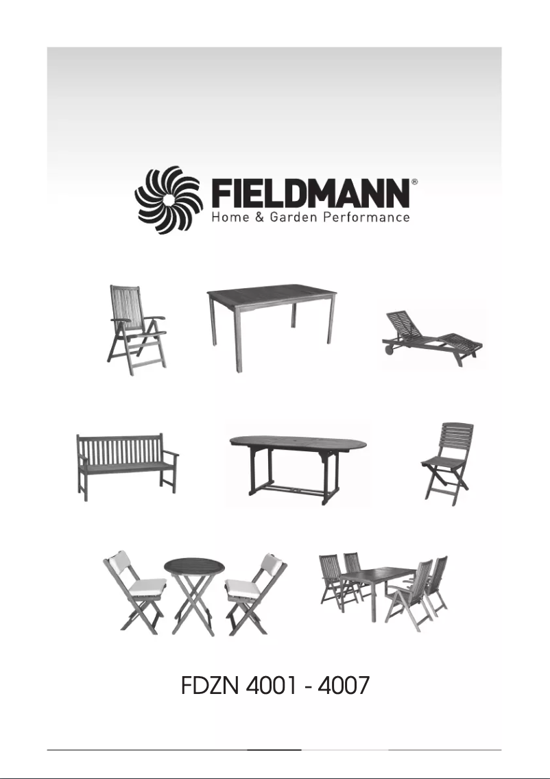 Page 1 de la notice Manuel utilisateur Fieldmann FDZN 4006