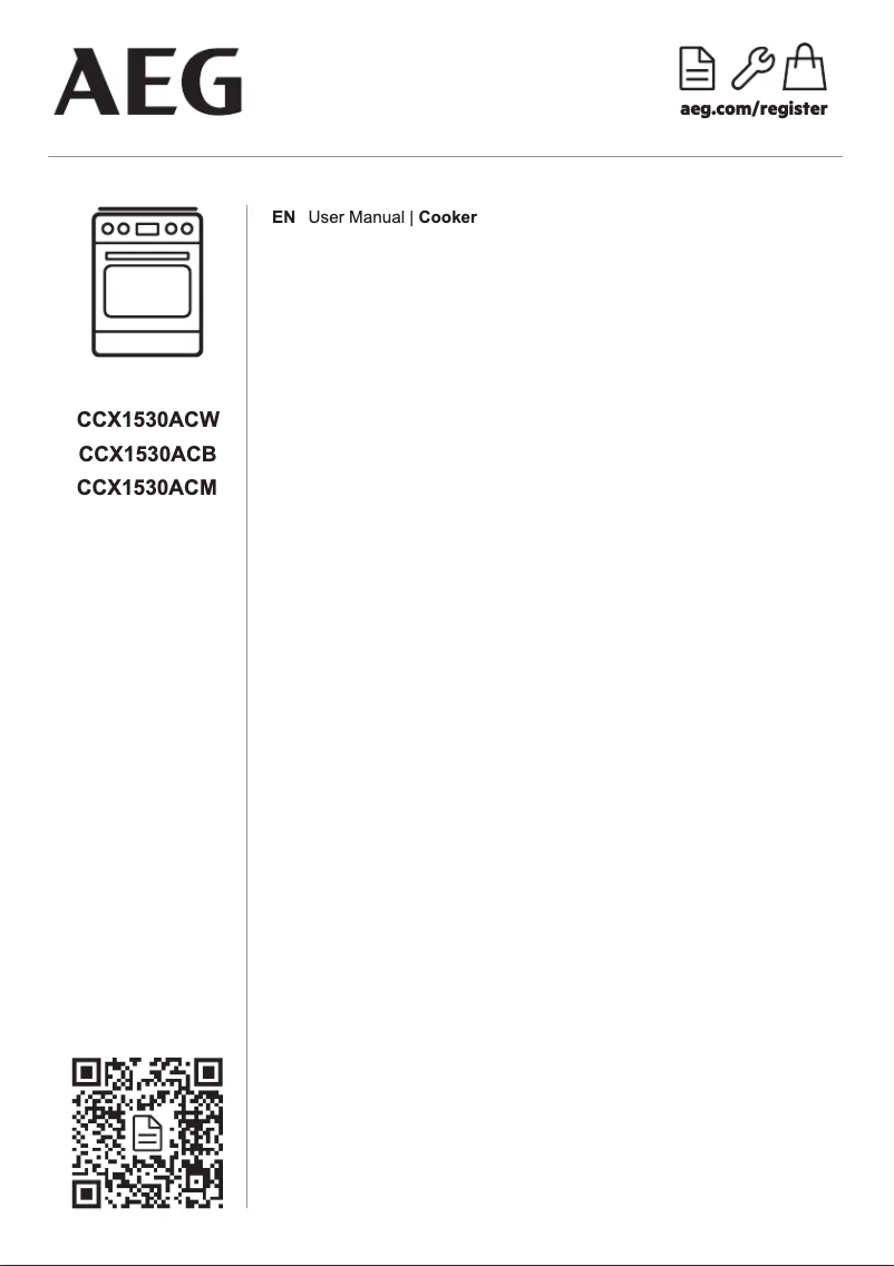 Page n°1 - Manuel utilisateur AEG CCX1530ACW