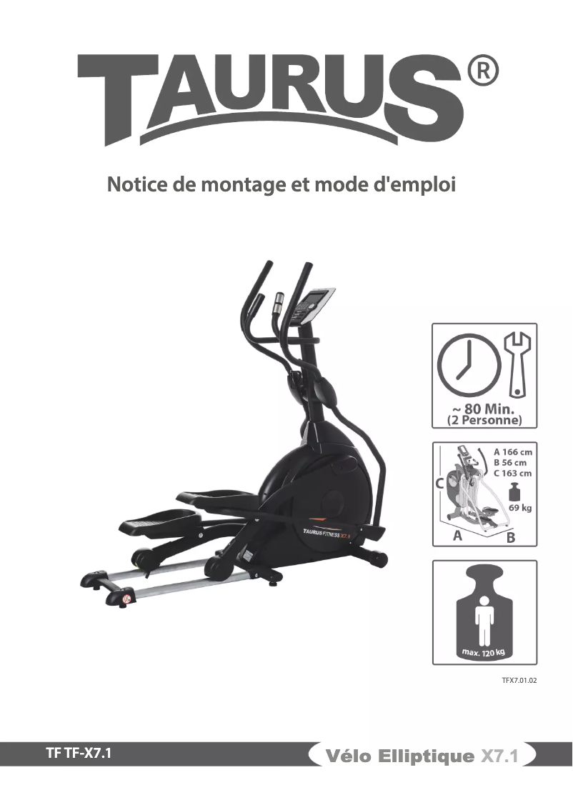 Image de la première page du manuel de l'appareil X7.1