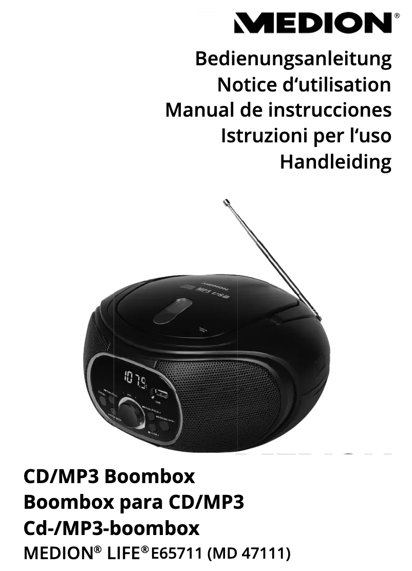 Página 1 del manual Manual de usuario Medion LIFE E65711 (MD 47111)