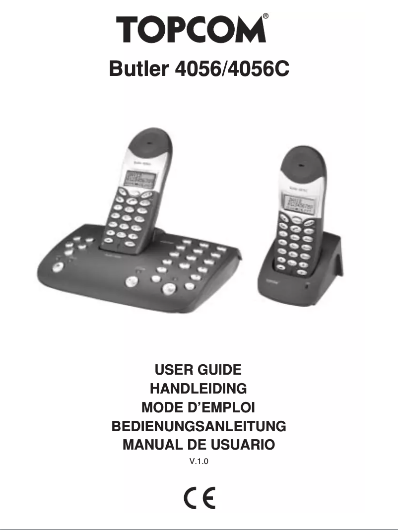 Imagen de la primera página del manual del dispositivo Butler 4056