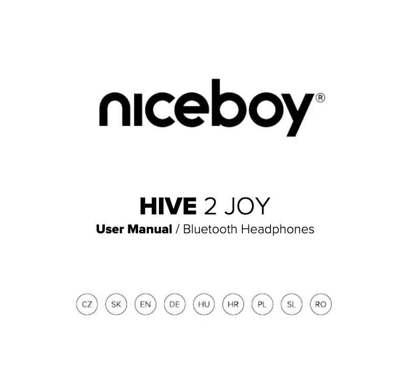 Page 1 de la notice Manuel utilisateur Niceboy HIVE 2 Joy