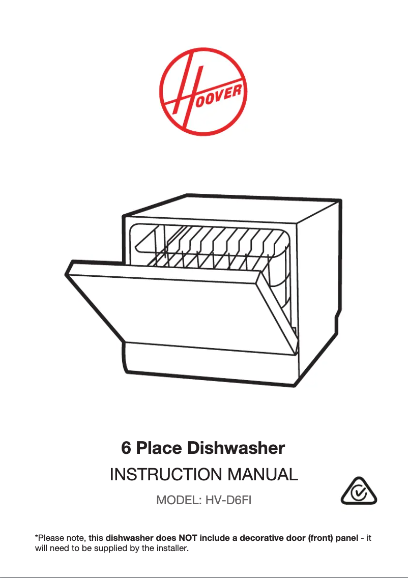 Page 1 de la notice Manuel utilisateur Hoover HV-D6FI