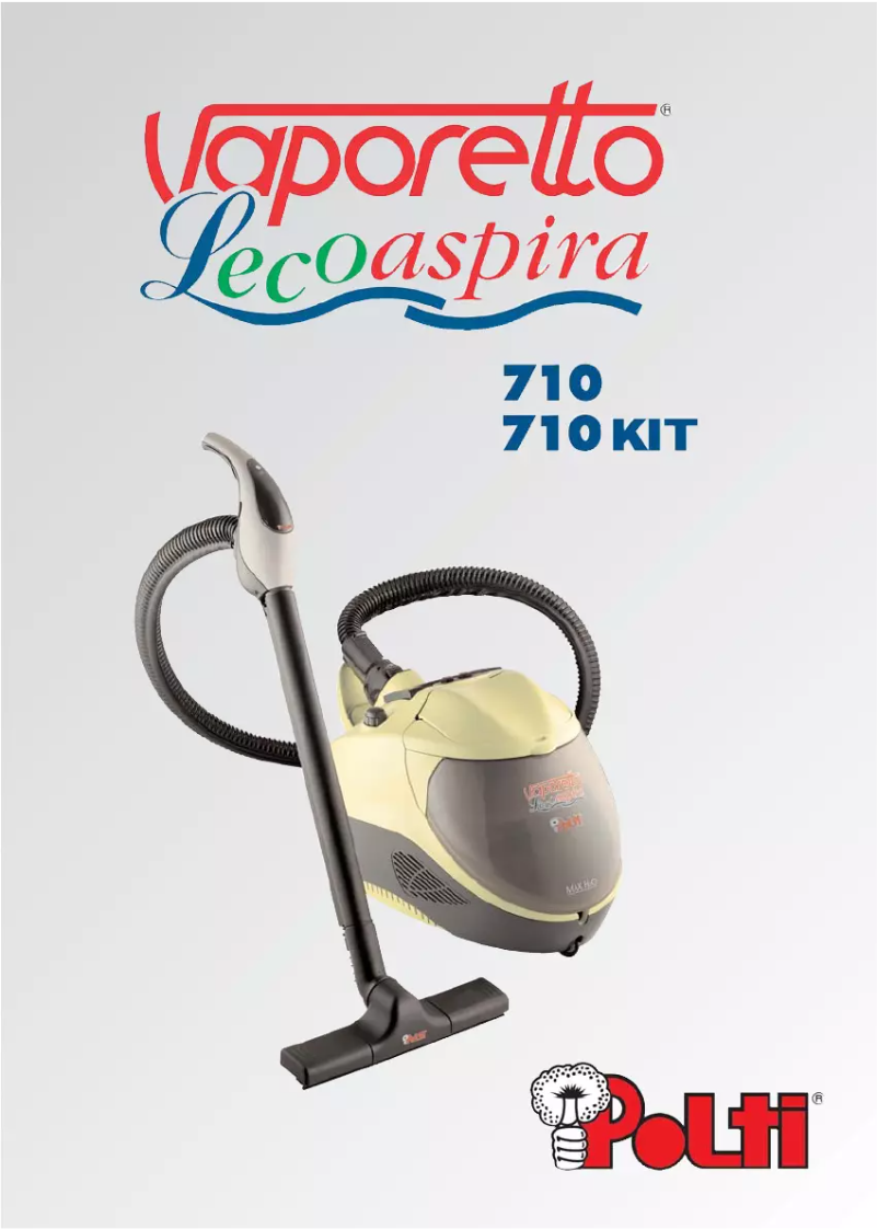 Page n°1 - Manuel utilisateur Polti Vaporetto Lecoaspira 710