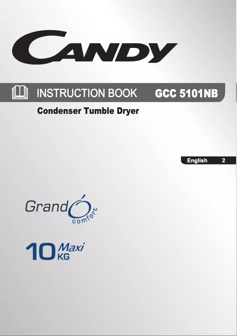 Page 1 de la notice Manuel utilisateur Candy GCC 5101NB