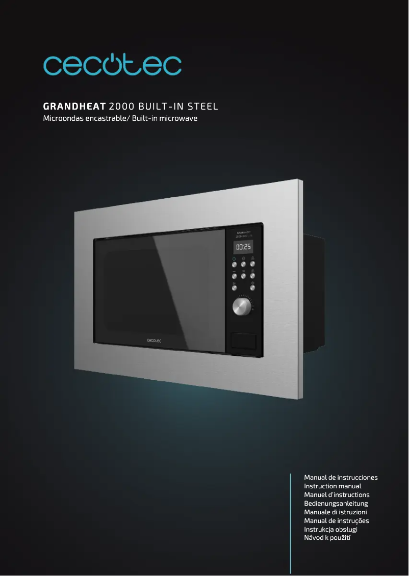 Page 1 de la notice Manuel utilisateur Cecotec GrandHeat 2000 Built-in