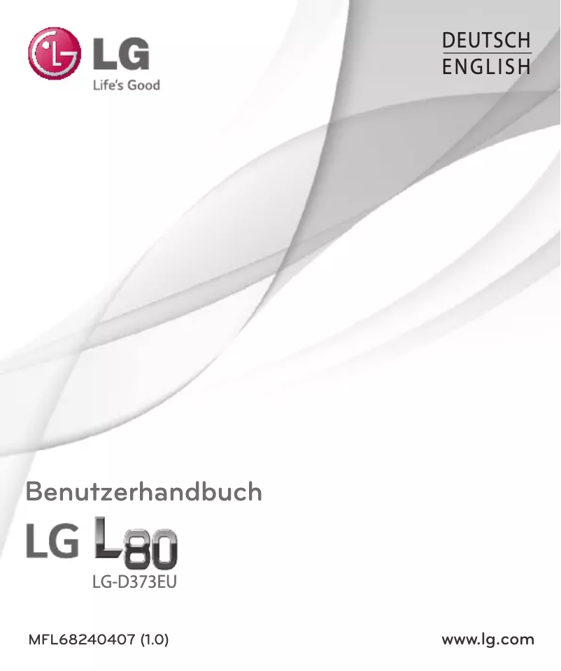 Page 1 de la notice Manuel utilisateur LG D373 L80