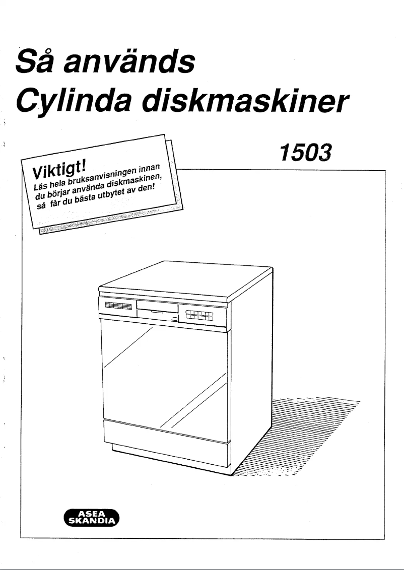 Image de la première page du manuel de l'appareil 1503