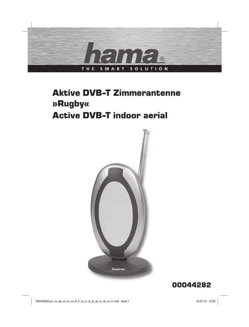 Page 1 de la notice Manuel utilisateur Hama Rugby