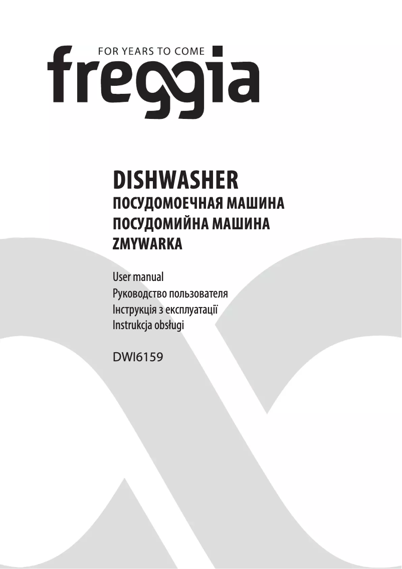 Page n°1 - Manuel utilisateur Freggia DWI6159