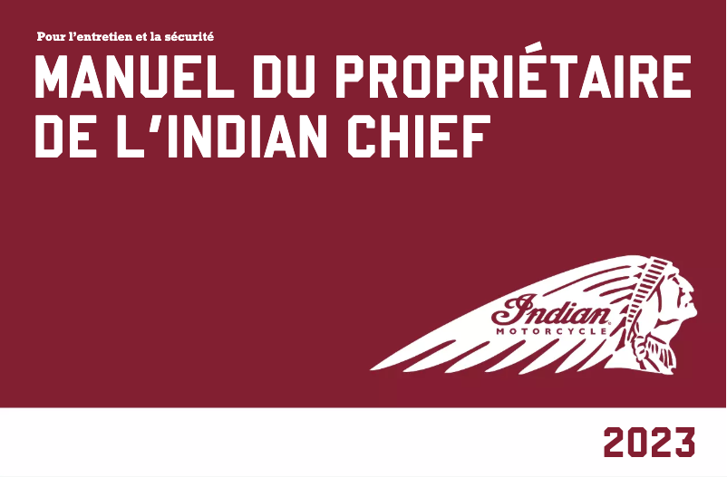 Página 1 del manual Manual de usuario Indian Sport Chief Icon (2023)
