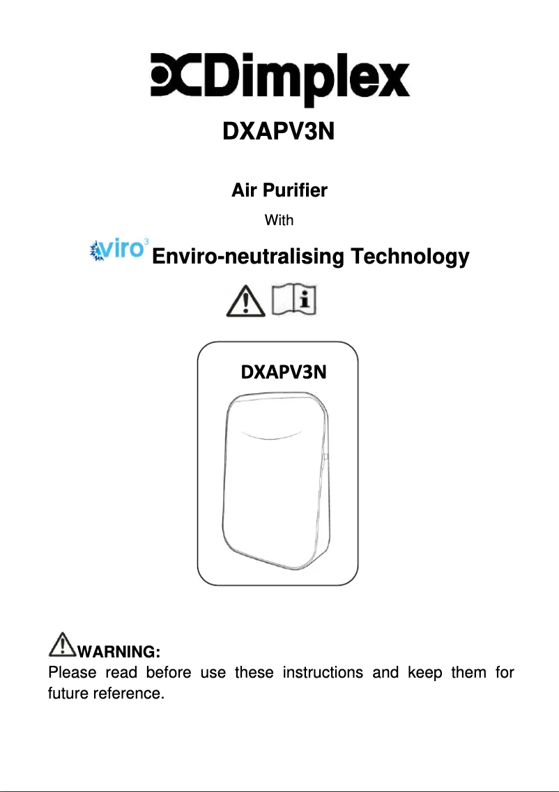 Página 1 del manual Manual de usuario Dimplex DXAPV3N
