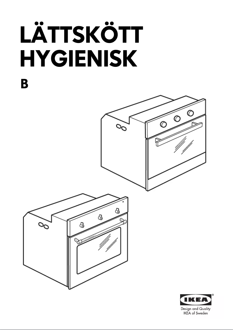 Page 1 de la notice Manuel utilisateur Ikea LATTSKOTT