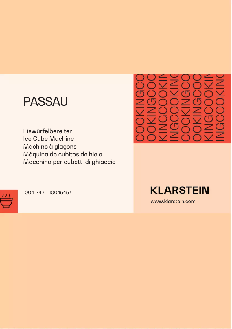 Image de la première page du manuel de l'appareil Passau