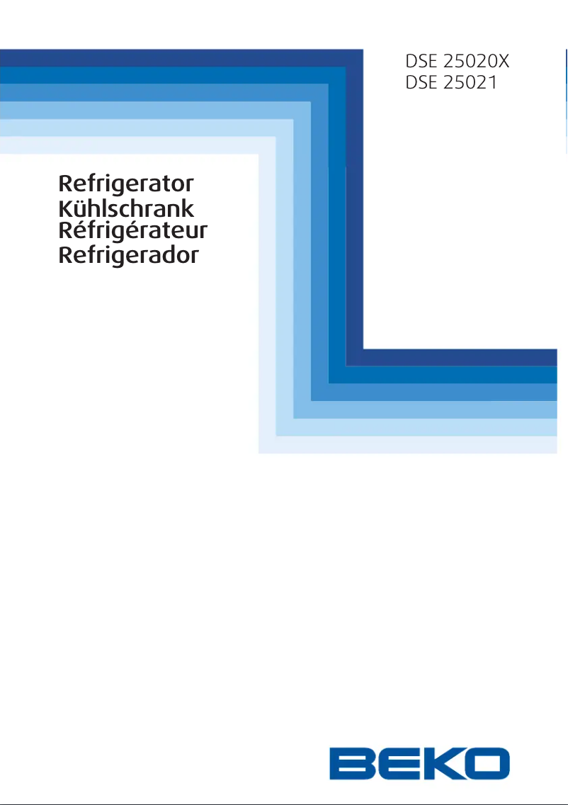 Page n°1 - Manuel utilisateur Beko DSE25020X