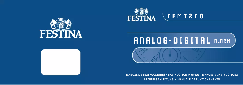 Page 1 de la notice Manuel utilisateur Festina F6738