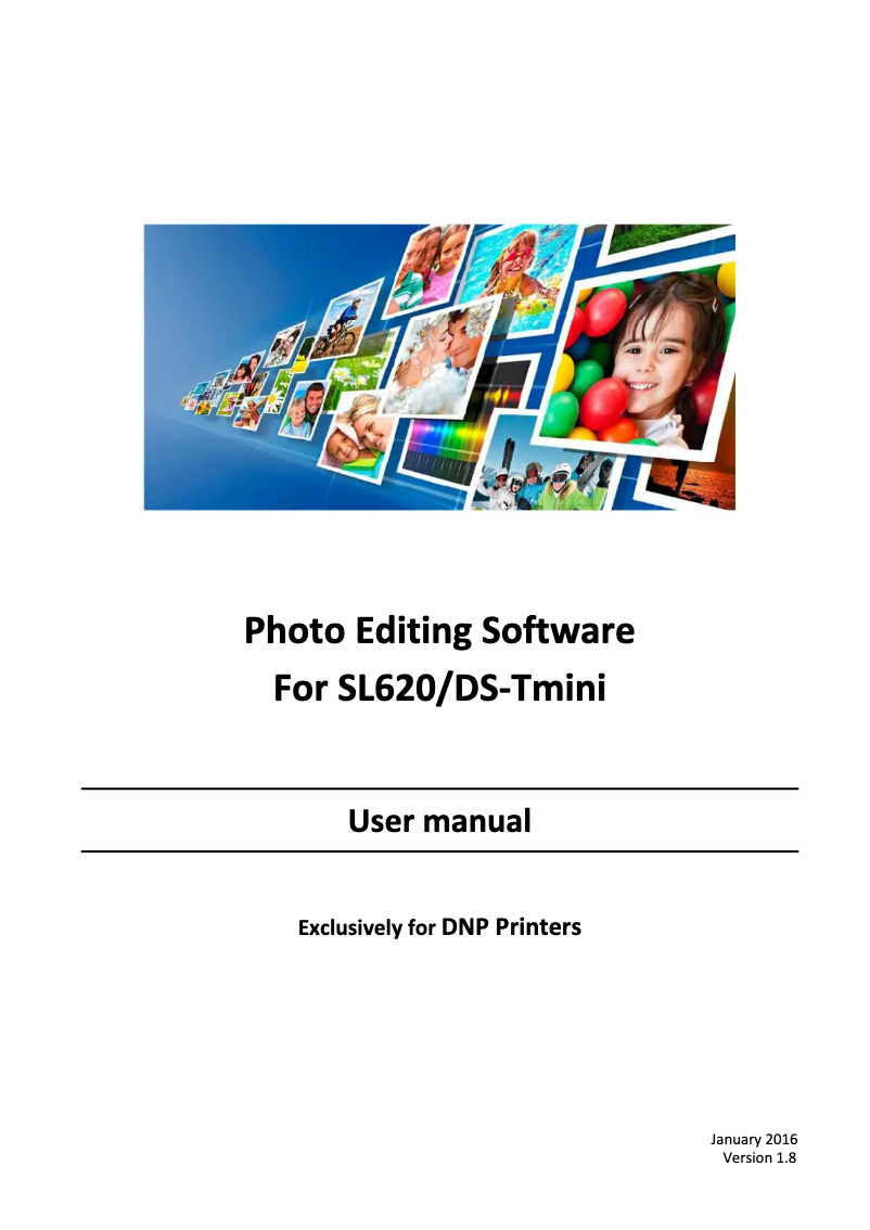 Page n°1 - Manuel utilisateur DNP SL620 II