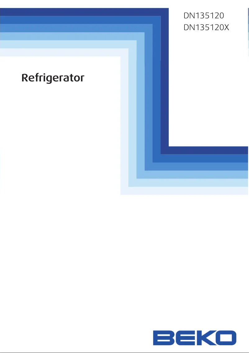 Image de la première page du manuel de l'appareil DN135120X