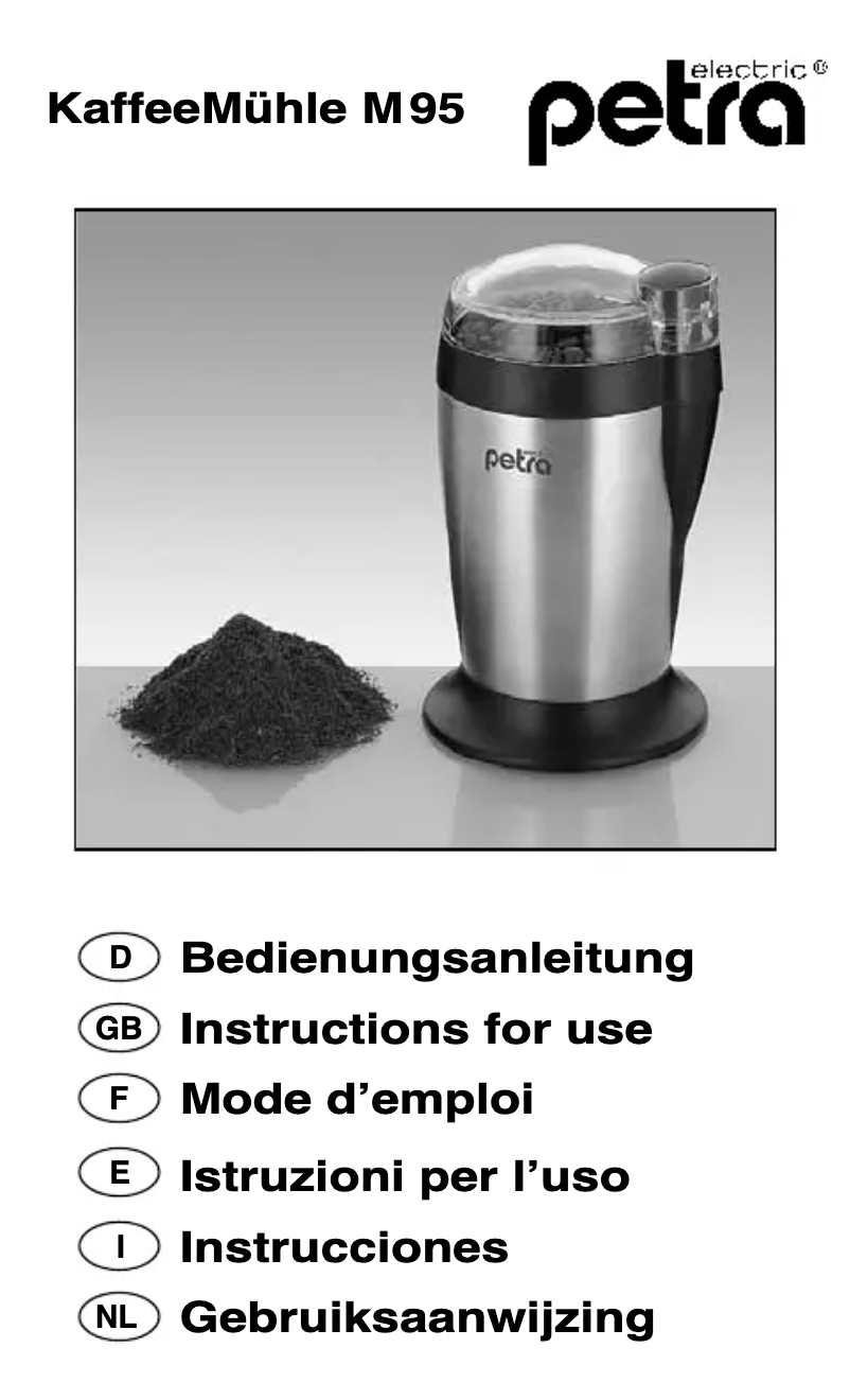 Image de la première page du manuel de l'appareil M 95