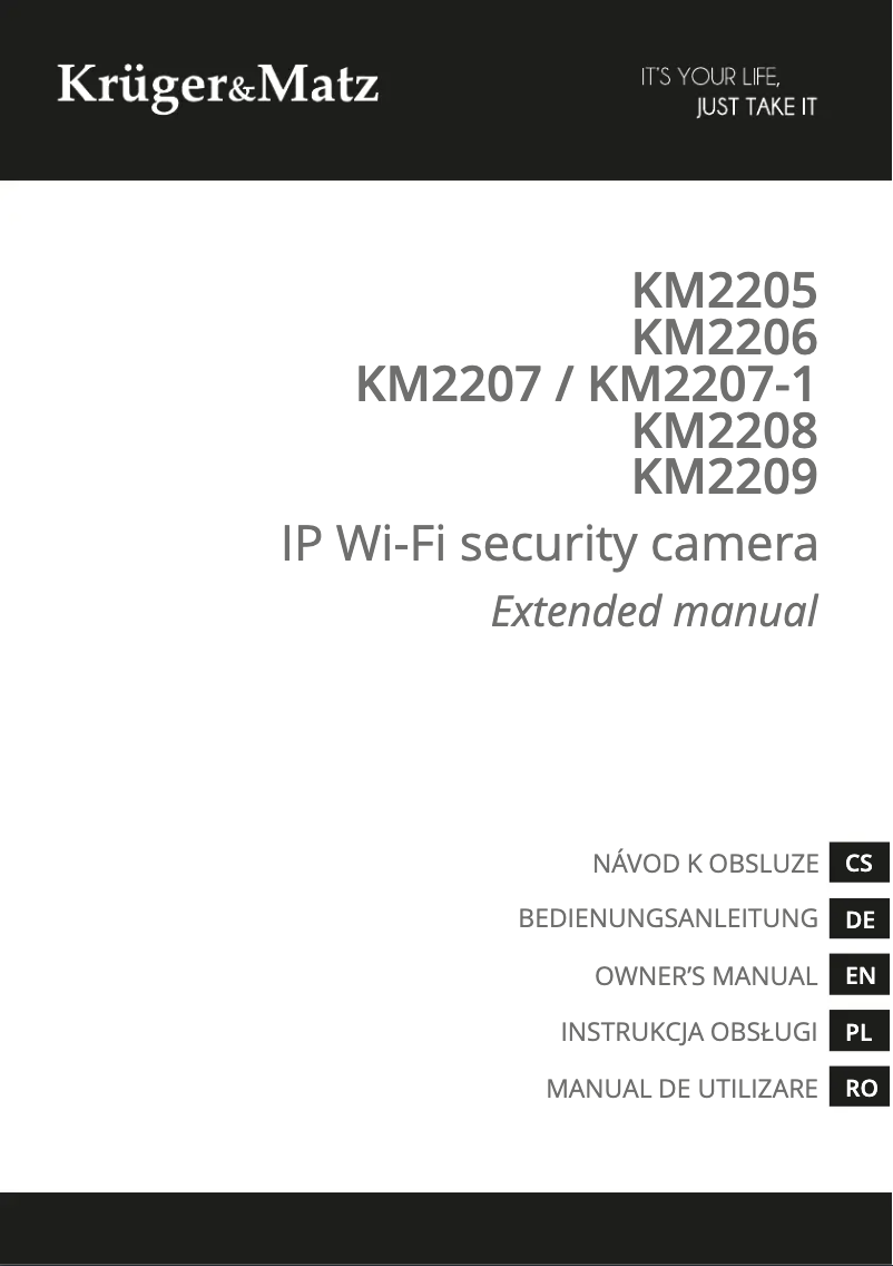 Page 1 de la notice Manuel utilisateur Krüger&Matz KM2206