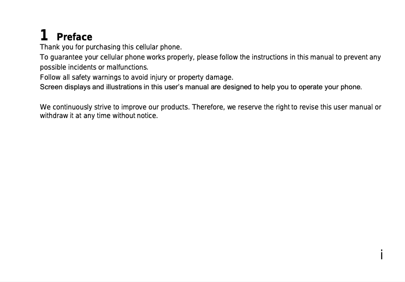 Page n°1 - Manuel utilisateur Lava Iris 406Q