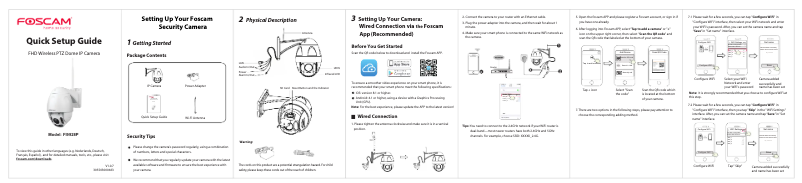Image de la première page du manuel de l'appareil FI9938P