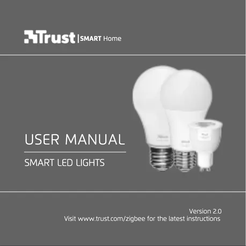 Page 1 de la notice Manuel utilisateur Trust Smart Home GU10