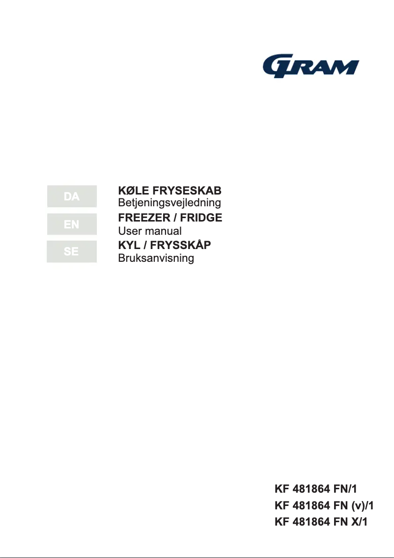 Image de la première page du manuel de l'appareil KF 481864 FN (v)/1