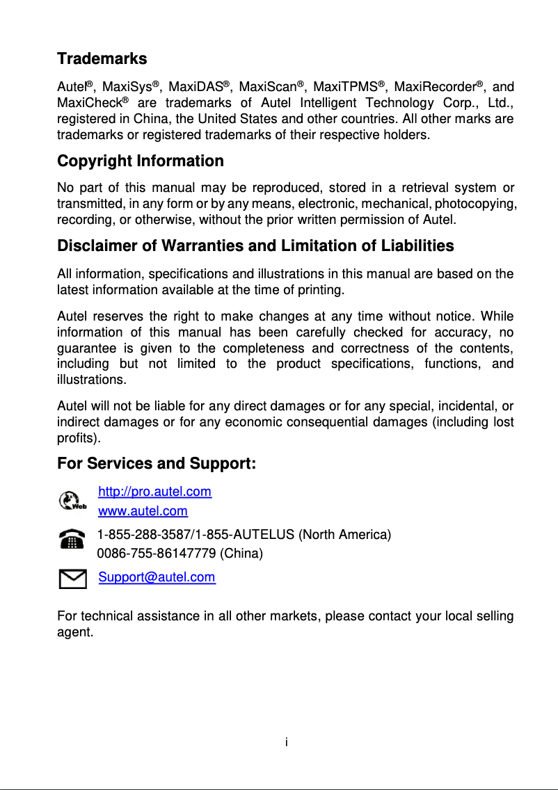 Image de la première page du manuel de l'appareil MaxiSYS MS908CV