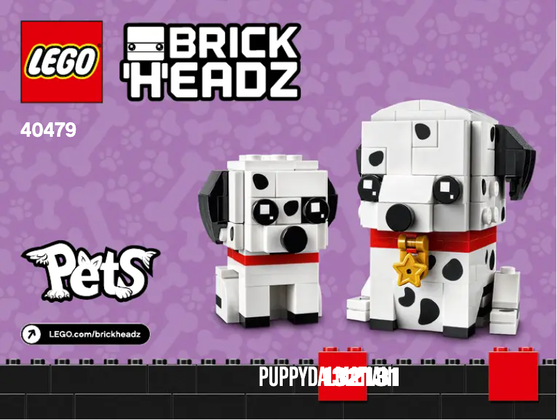 Page 1 de la notice Manuel utilisateur Lego Brickheadz 40479