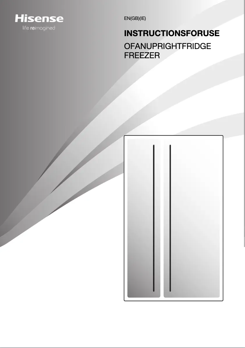 Page 1 de la notice Manuel utilisateur Hisense RS711N4AFE