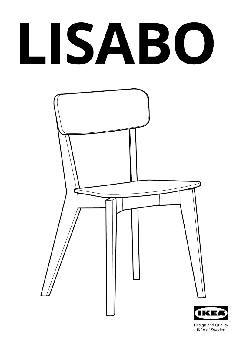 Página 1 del manual Manual de usuario Ikea LISABO 804.572.36