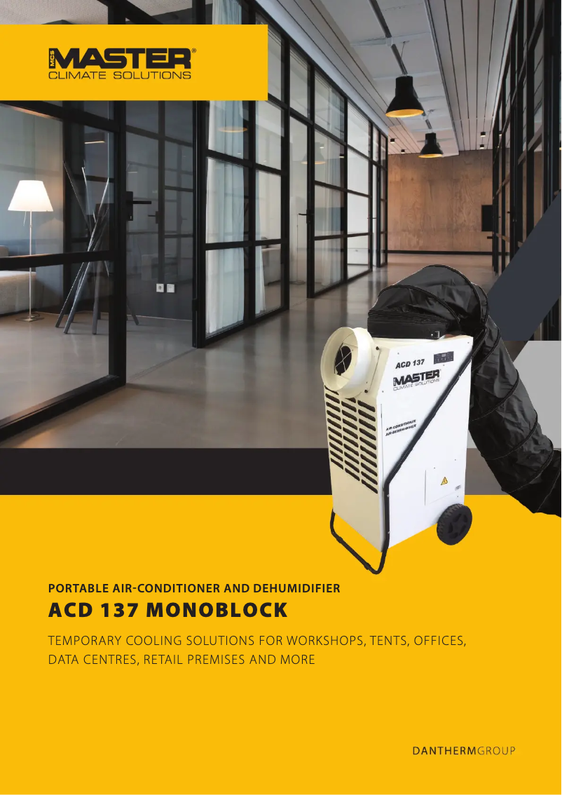 Page n°1 - Brochure Master ACD 137