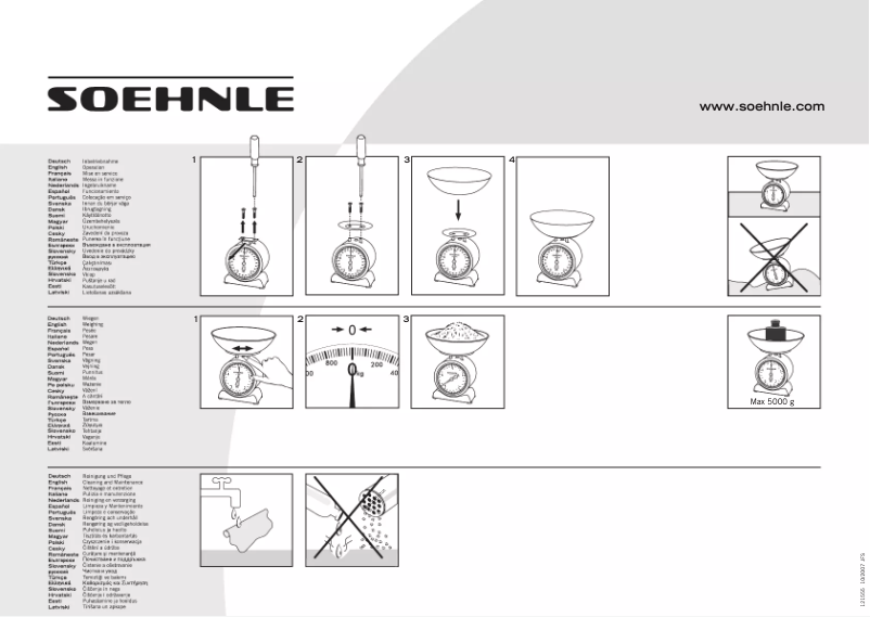 Page n°1 - Manuel utilisateur Soehnle Silvia