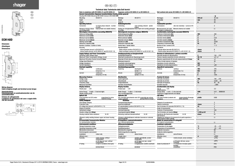 Image de la première page du manuel de l'appareil Vision VKS21SM