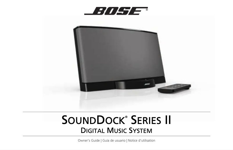 Page n°1 - Manuel utilisateur Bose 49751