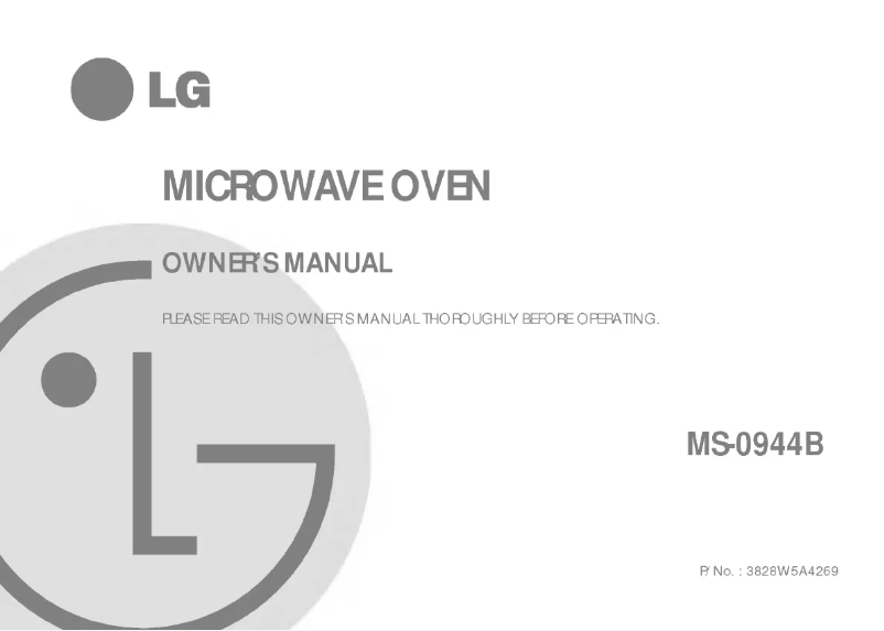 Page n°1 - Manuel utilisateur LG MS-0944B