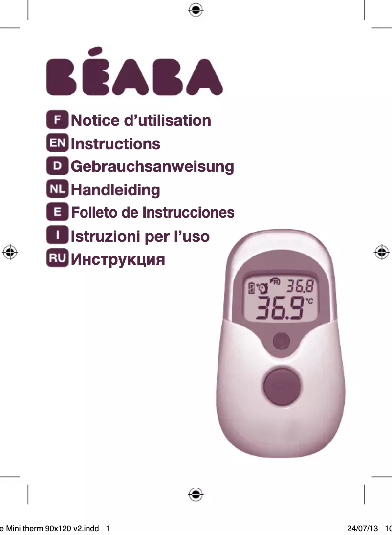 Page n°1 - Manuel utilisateur Beaba Mini Therm