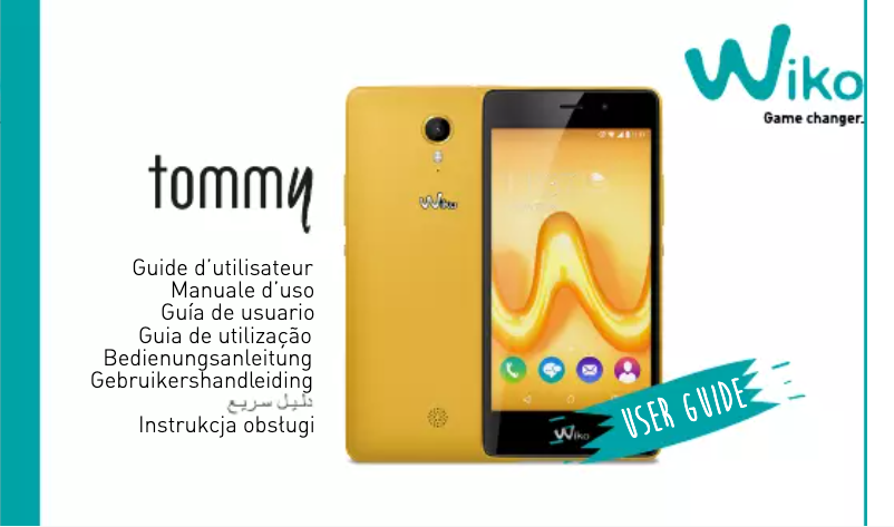 Page 1 de la notice Manuel utilisateur Wiko TOMMY