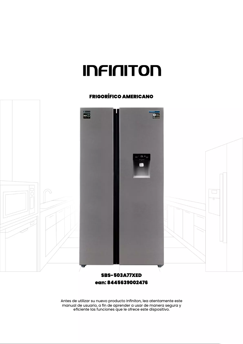 Página 1 del manual Manual de usuario Infiniton SBS-503A77XED