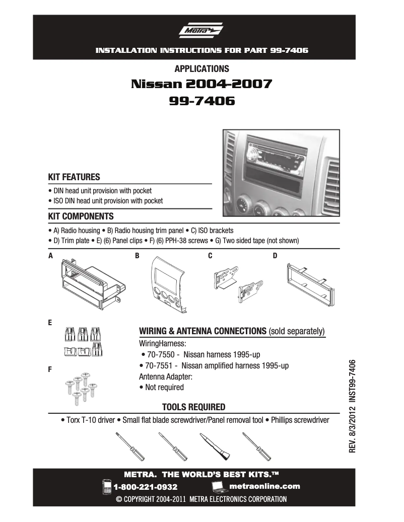 Image de la première page du manuel de l'appareil 99-7406